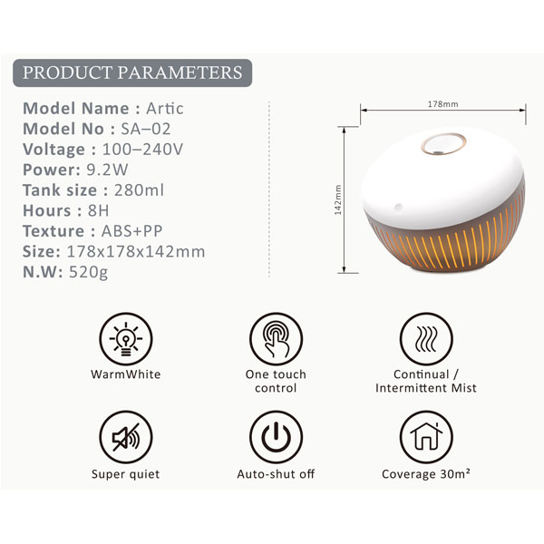 Artic Aroma Diffuser includes a Free 40ml solution - Image 3